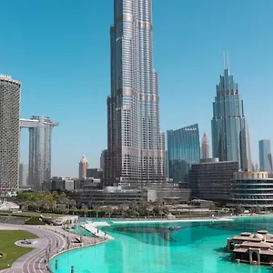  شقة Elite Royal - Full Bujr Khalifa & Fountain View - Senator - 2 Bedrooms & 1 Open Bedroom Without Partition