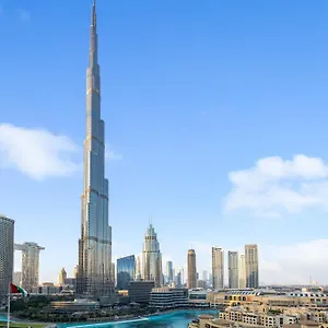  شقة Durrani Homes - Grandiose 5br Besides Mall With Burjkhalifa And Fountain View